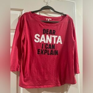 Victoria’s Secret size medium Santa’s top